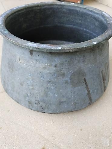 qedmi qazanlar: İşlənmiş, Aş qazanı, rəng - Qara, Mis, SSRİ — 3