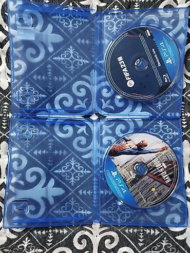 spider man диск: Игровые диски для PlayStation 4 (Blu‑ray), два тайтла: - FIFA 23 (EA — 2