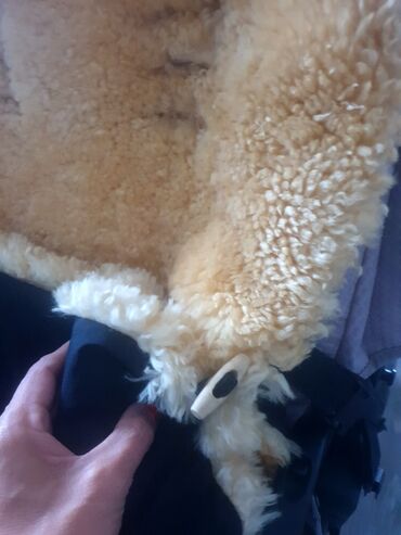 Kolica za bebe: Topla zimska navlaka/``footmuff’’ za kolica sa postavom od prirodne — 9