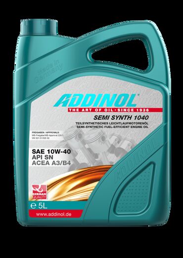 дизельный катализатор: ADDINOL Semi Synth 1040 — это топливосберегающее полу­синтетическое
