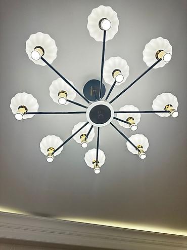 lüstr altlığı: Led Çılçıraq, 4 və daha çox lampa, Metal — 3