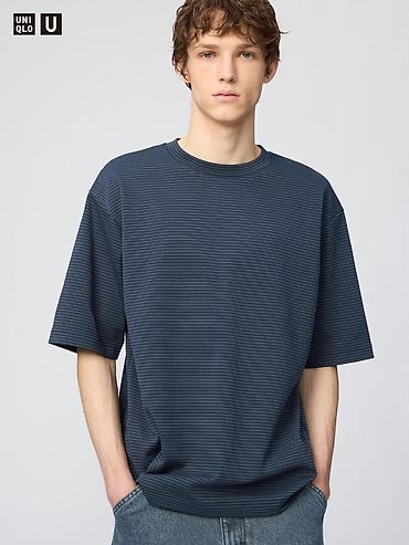 pro force: Мужская футболка, XL, Uniqlo, Новый, цвет - Синий, Самовывоз — 3