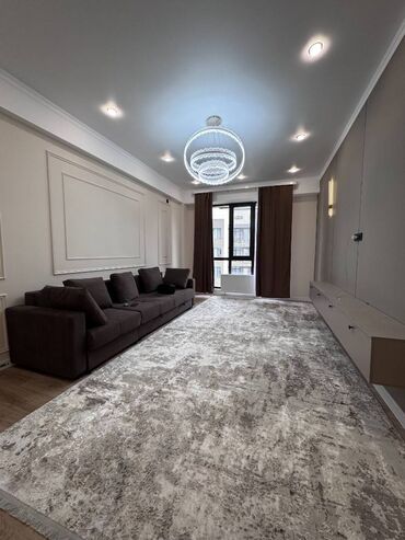 квартира в бишкеке с подселением: 2 комнаты, 77 м², Элитка, 9 этаж, Дизайнерский ремонт