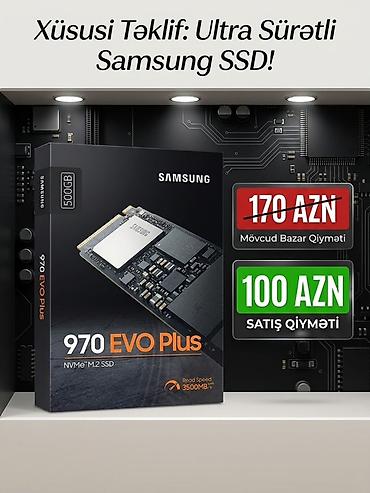 samsung 980: Samsung 970 EVO Plus 500GB NVMe M.2 SSD Ultra sürətli yaddaş həlli — 1
