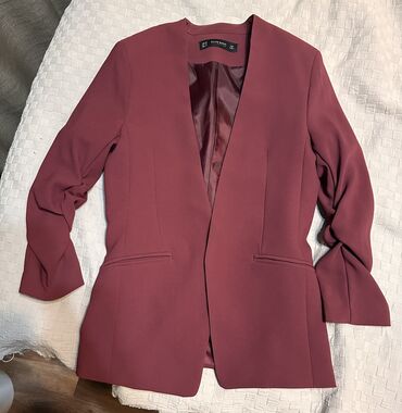шерстяной пиджак женский: Пиджак, Классическая модель, Турция, S (EU 36)
