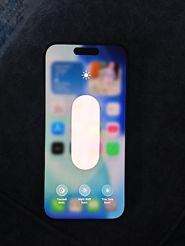 планшет ноутбук 2 в 1: IPhone 15 Pro, Б/у, 256 ГБ, Black Titanium, Зарядное устройство, 86 % — 3