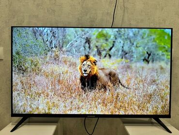 mini tv: Yeni Televizor Samsung QLED 43" 4K (3840x2160), Pulsuz çatdırılma