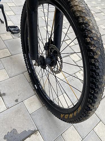 velosiped giant: Dağ velosipedi – mavi rəng, alüminium tipli çərçivə - Ön amortizatorlu — 5