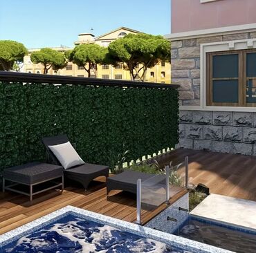 Süni güllər: 🌺 1+3 model süni gül qazonu – Estetik və uzunömürlü tərtibat! 🏡 — 13