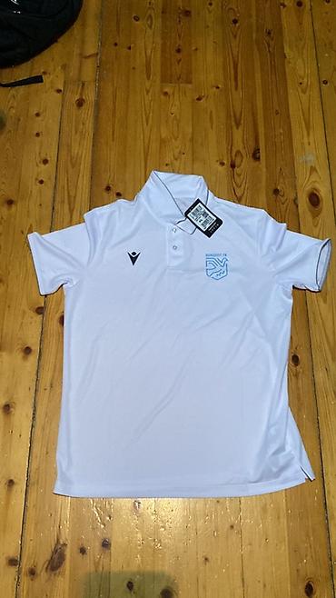 idman dəsti: Macron brendli Banbury United FC dəst geyimləri - Ağ polo köynək — 1