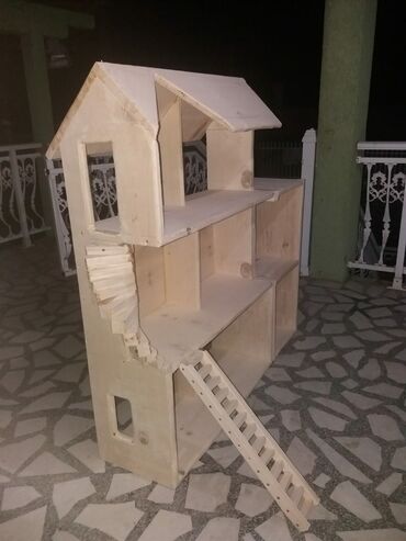 Kućice za lutke: Nova rucno napravljena kucica od cistog drveta. Bez igracaka — 5