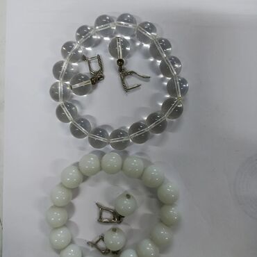серебряный набор кольцо и серьги: Продаю наборы украшений браслет и серьги