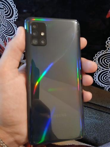 Samsung Galaxy A51, 64 GB, rəng - Qara, İki sim kartlı, Barmaq izi