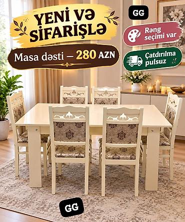 karton qutu alisi: Yeni ve Sifarişlə Masa dəsti 280 azn Rəng seçimi var Çatdirilma pulsuz — 1
