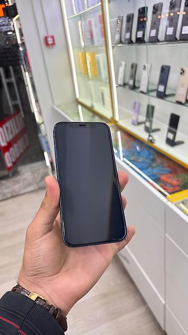 iphone 12 64 gb: IPhone 12, 64 GB, Pacific Blue, Zəmanət, Face ID, Simsiz şarj — 2