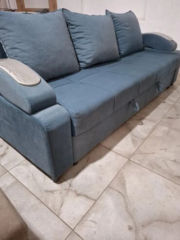 диван кровать фото цены: Прямой диван-трансформер с нишей для хранения - Тип: прямой