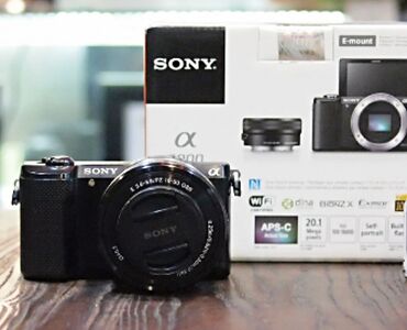 netbook çantası: Sony a5000 16-50mm obyektivi ilə +Çantası +Qutusu Sənədi +32gb sd kart