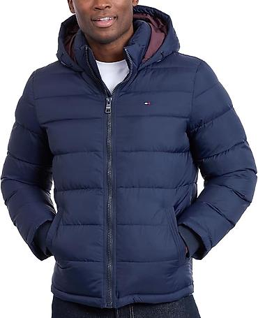 bas: 🟦 Tommy Hilfiger Men's Down Alternative Hooded Puffer Jacket (Yeni) — — 5