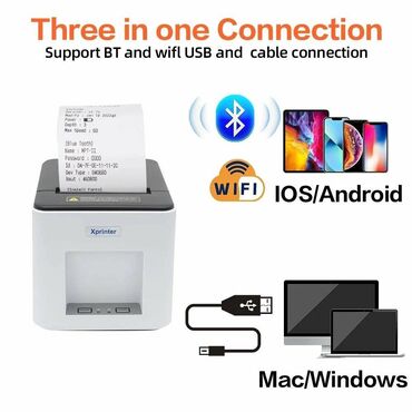 принтер этикеток: Принтер этикеток и чеков Xprinter XP-T361U 20-80mm receipt & label