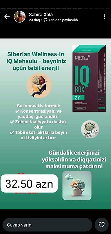 collagen 3 in 1: Siberian Wellness IQ Box 2-i 1-də – beyniniz üçün təbii enerji — 1