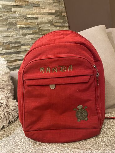 kos za decu: Kid's backpack, For girls, color - Red