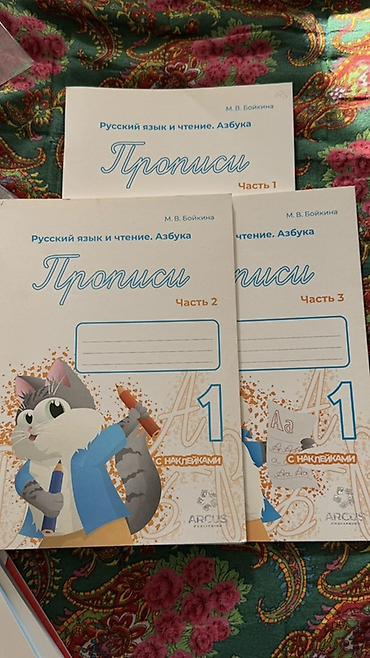 Набор учебных тетрадей для 1 класса. Состав: - Русский язык и чтение at lalafo.kg Набор учебных тетрадей для 1 класса. Состав: - Русский язык и чтение