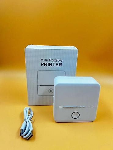 Printer və kseroks aparatları: Mini portable printer Mini Portable Printer – Kompakt və Praktik — 3
