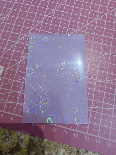 dvd rom: 10 dənə ürəkli sleeve hasarsız Holografik ürək naxışlı parlaq foto — 1
