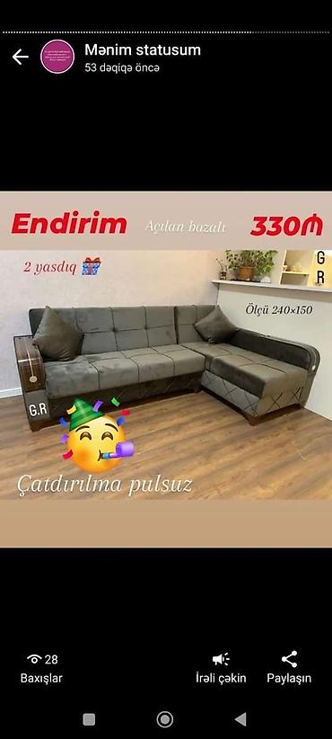 kunc divan ikinci el: Divanlar kunc divan qonaq otaqi mebeli — 1
