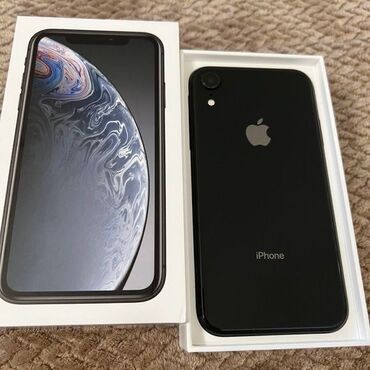 дисковод apple: IPhone Xr, Б/у, 128 ГБ, Черный, Коробка, 79 %
