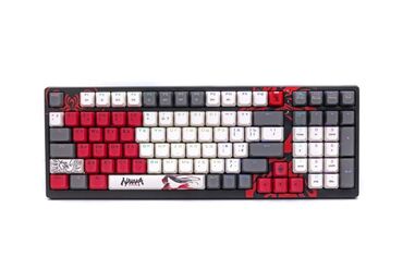 rgb коврик: Клавиатура, Bloody, Механическая, Проводное подключение, Размер: 100%