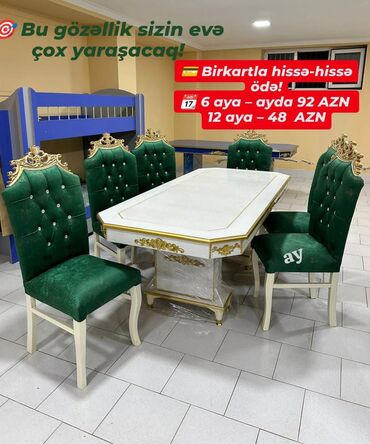 старые стулья: Qonaq otağı üçün, Yeni, 6 stul
