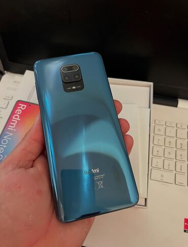 qin f22 pro qiymeti: Redmi Note 9 Pro, 128 ГБ, цвет - Синий, Гарантия, Две SIM карты, С документами