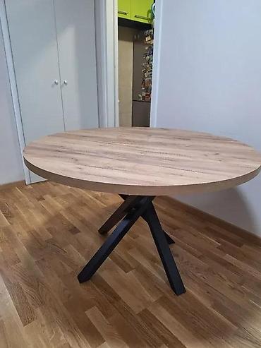 Setovi stolova i stolica: Okrugli trpezarijski stolovi po meri k003 | — 7