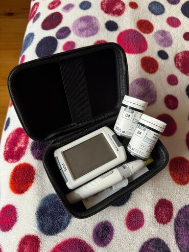 Нитриловые перчатки: Şəkər ölçən aparat yenidir 30 azn