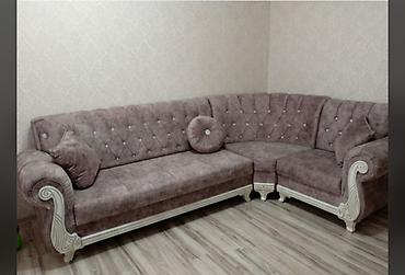 Ev üçün mebel: İşlənmiş, Künc divan, Divan, Bazalı, Açılmayan — 1