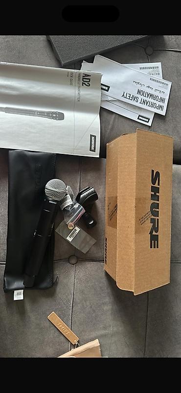 колонки и микрофон: Беспроводной ручной передатчик Shure AD2 с капсюлем SM58 — 1
