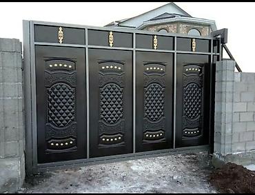 Распашные ворота: Кованые и металлические ворота и калитки - Виды: распашные ворота с — 8