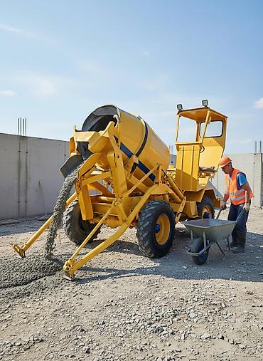 Автобетономешалки: Бетономешалка, 1991 г. — 1