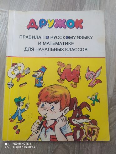 математика книги: Правила по математике и русскому языку для начальных классов