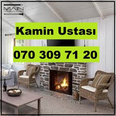 dekorativ kamin: İran-Turk Kamin Servisi. Quraşdırması. Unvanda Təmiri. Qaz Sızma