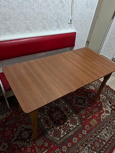 Masalar və oturacaqlar: Təcili satılır! Ünvan Sumqayıt Mətbəx üçün masa və oturacaq dəsti — 3