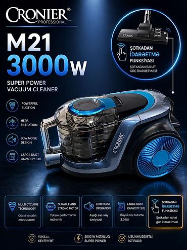 lalafo tozsoran: Tozsoran ​🔥 Cronier Professional M21 — 3000W Güc və Şotkadan Ağıllı — 1
