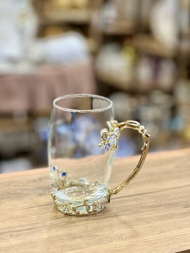 Fincanlar: Fincanlar, rəng - Qızılı, Şüşə, 1 əd, 250 ml, Türkiyə — 5