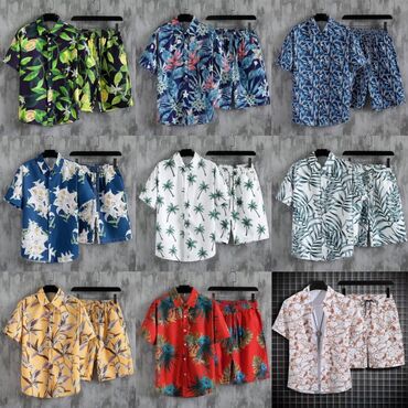 мужские оверсайз футболки: 🔅Комплект из пляжной одежды разных видов 🌈Цвета/Виды: представленные