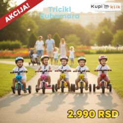 Dečiji bicikli: Tricikl Bubamara – dečiji tricikl sa motivom bubamare - Dizajniran za na lalafo.rs — 4 Dečiji bicikli: Tricikl Bubamara – dečiji tricikl sa motivom bubamare - Dizajniran za — 4