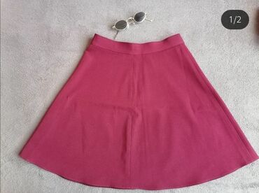 škotska suknja: S (EU 36), Mini, bоја - Roze