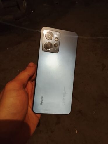 Redmi 12, 128 ГБ, цвет - Серый, Отпечаток пальца