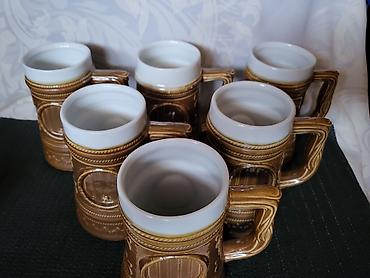 Čaše: Krigle nove Zajecar porcelan iz 70ih.god. Nove porcelanske — 6