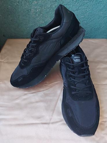 air force pertle: G-Star RAW muške patike – crne, lifestyle/retro running stilUg 28cm - — 2